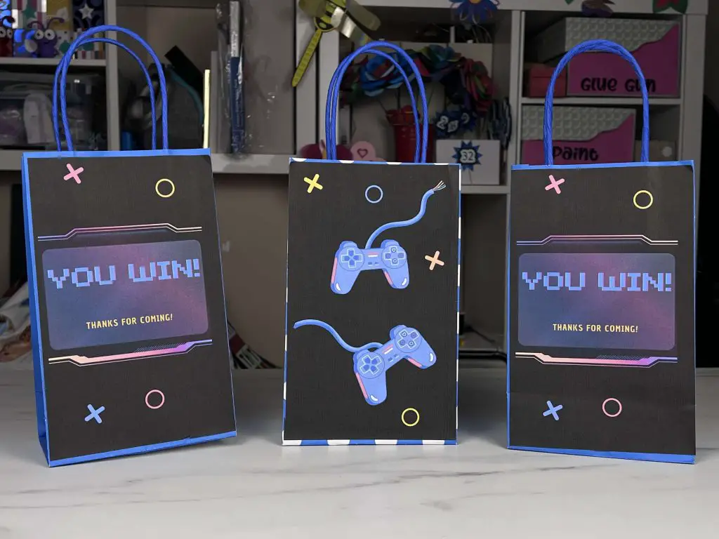 custom gamer gift bags
