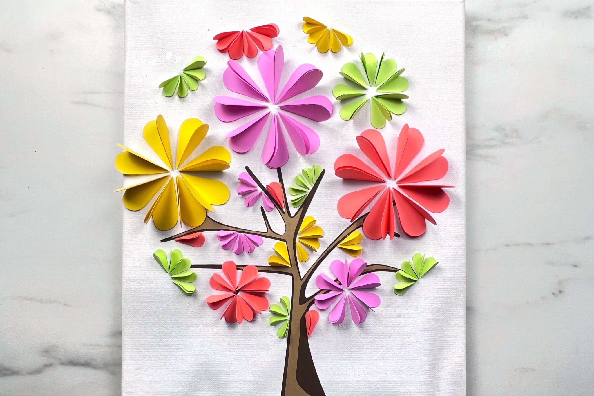 Tree Bloom Svg Colorful Spring Flower Tree SVG - Katherine Learns Stuff!