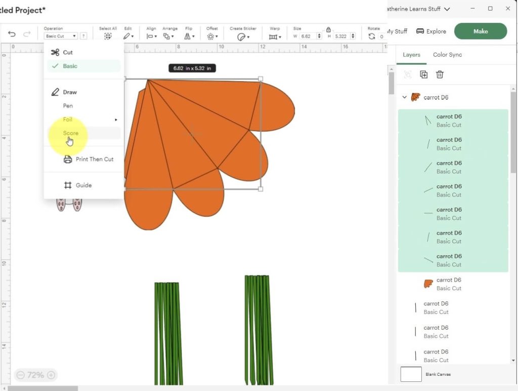 modifying the Paper Carrot SVG File