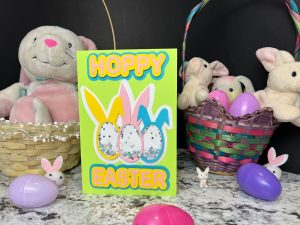 Hoppy Easter Shaker Card SVG