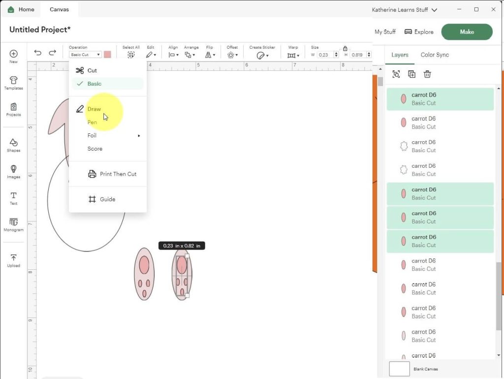 modifying the Paper Carrot SVG File