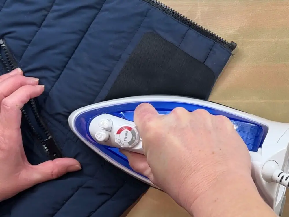 Repair a Torn Jacket with an iron