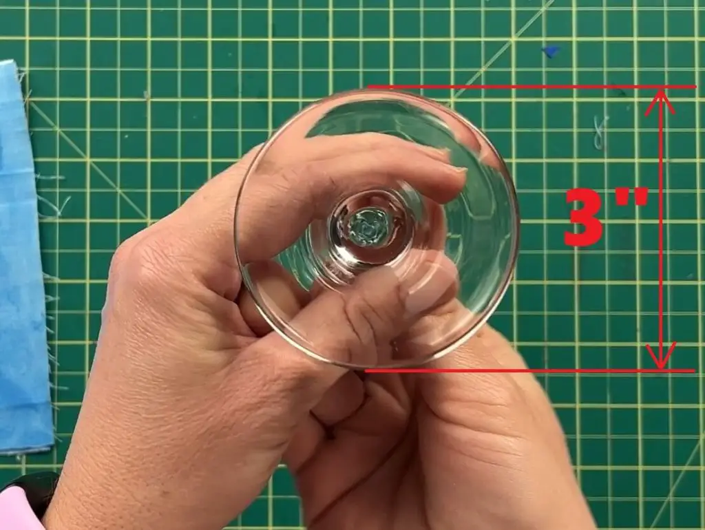 measuring wine glass