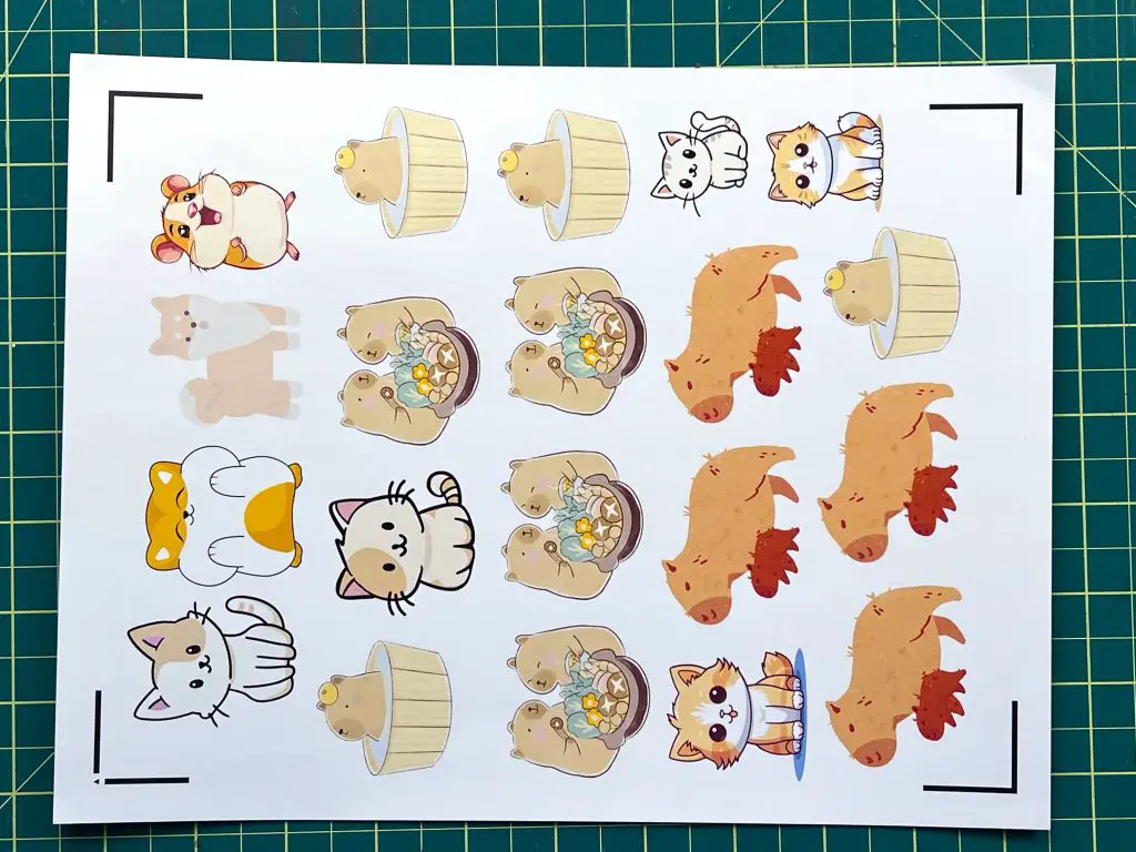 Stickers Printed on Koala Inkjet Vinyl Sticker Paper