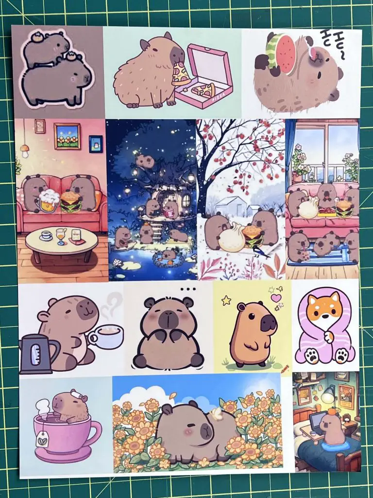 Koala Inkjet Vinyl Sticker Paper Square Stickers