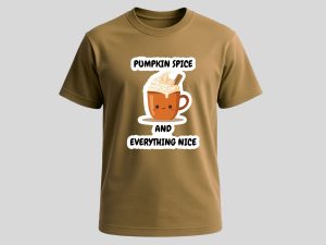 Pumpkin Spice Shirt Decal