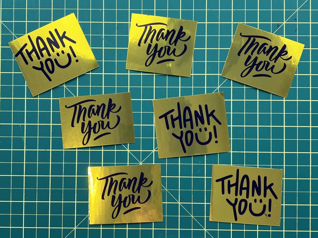 Koala Gold Foil Glossy Vinyl Sticker Paper Review
