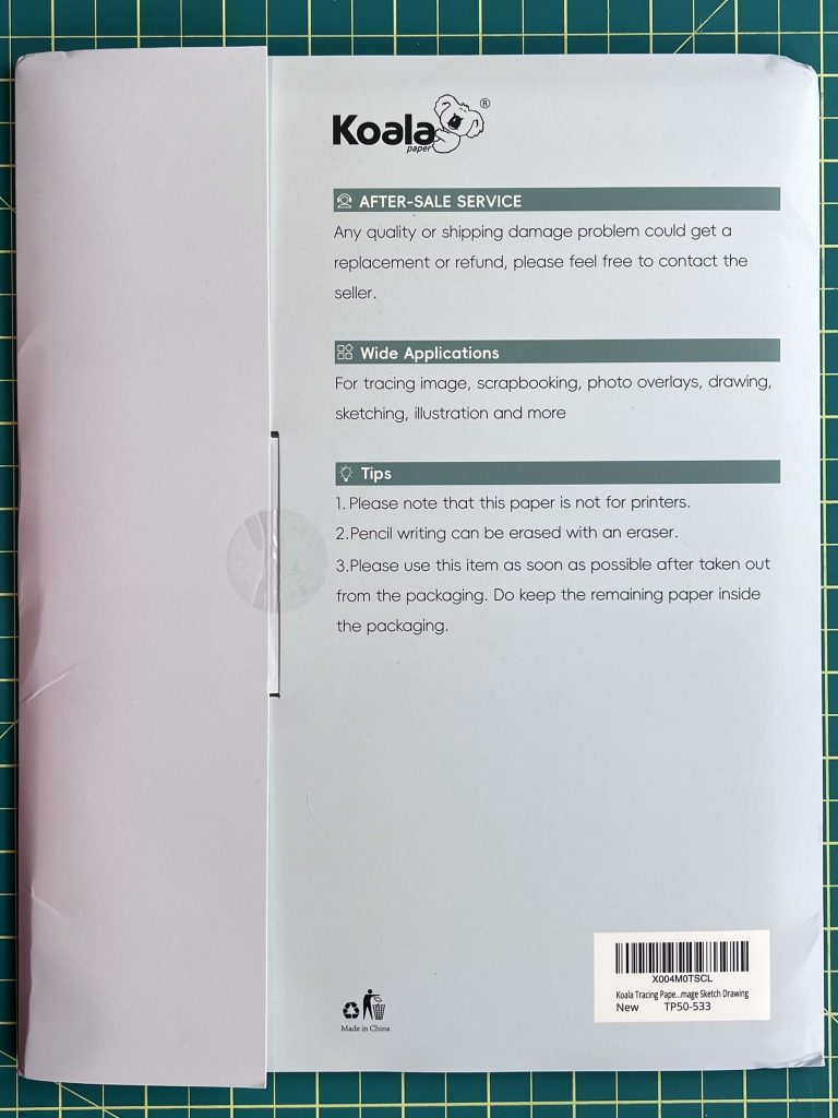 Koala Tracing Paper