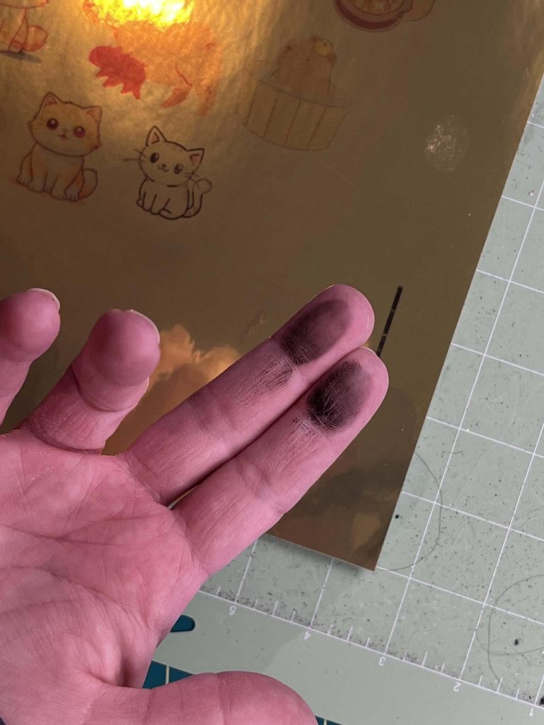 Koala Gold Foil Glossy Vinyl Sticker Paper Review