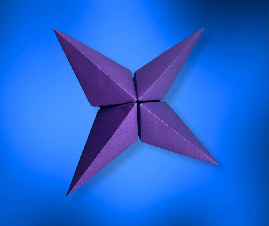 4-Point Paper Star