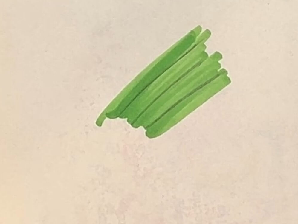 pencil marks