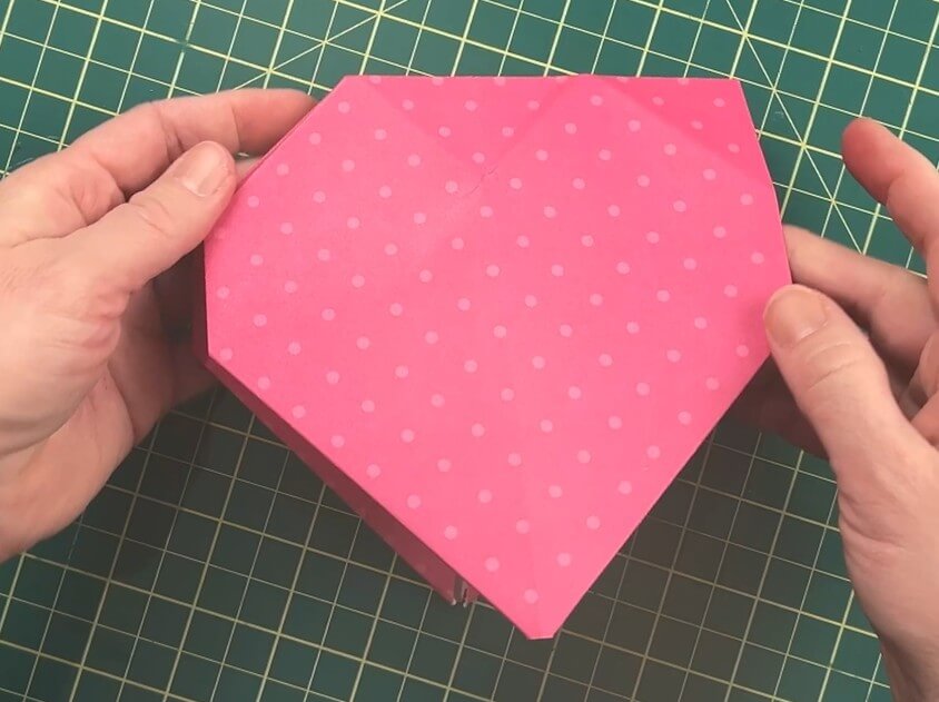 cute origami hearts
