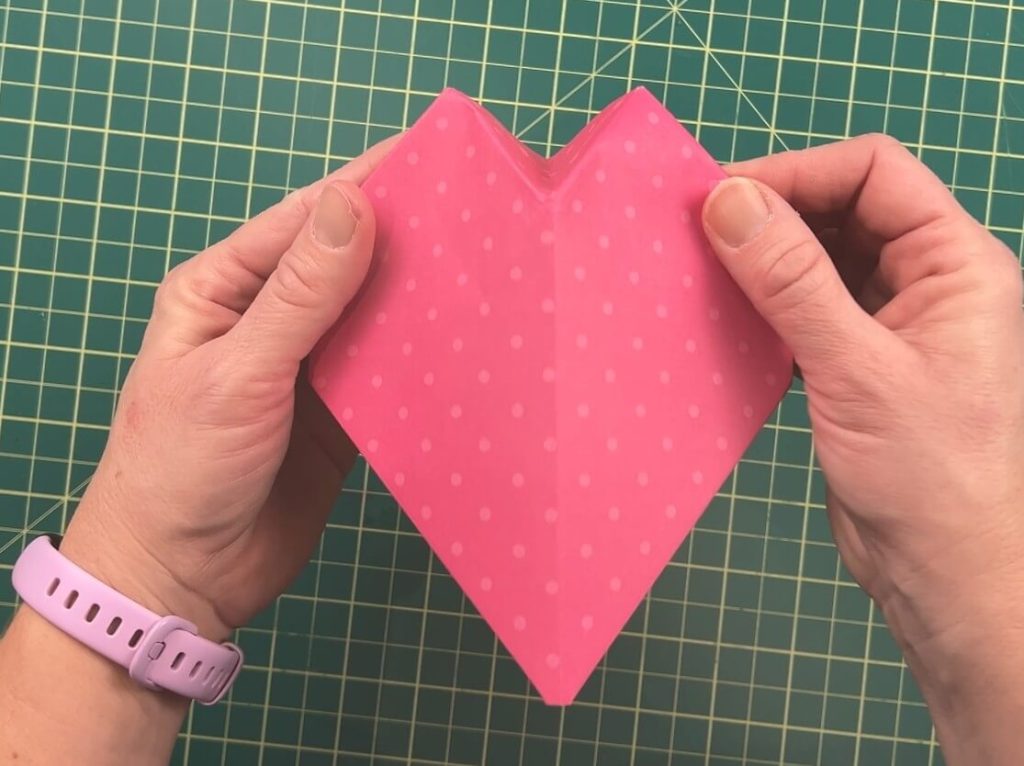 cute origami hearts
