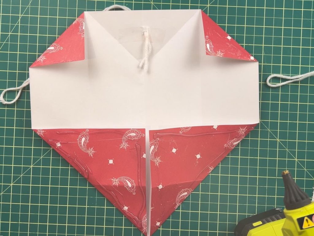 gluing cardstock