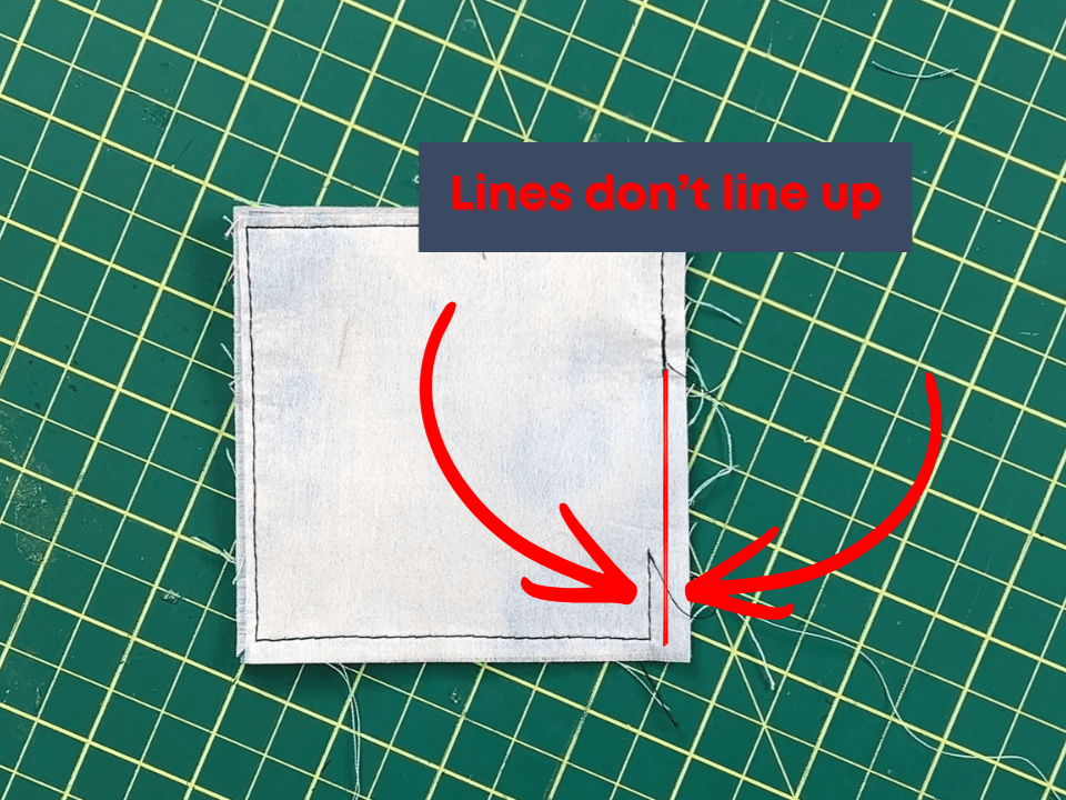 mistakes while making corner bookmark