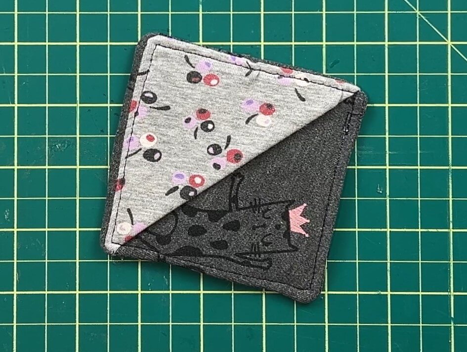 how to sew a corner bookmark