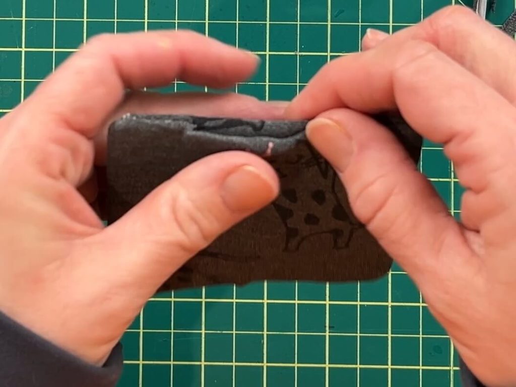 folding in fabric