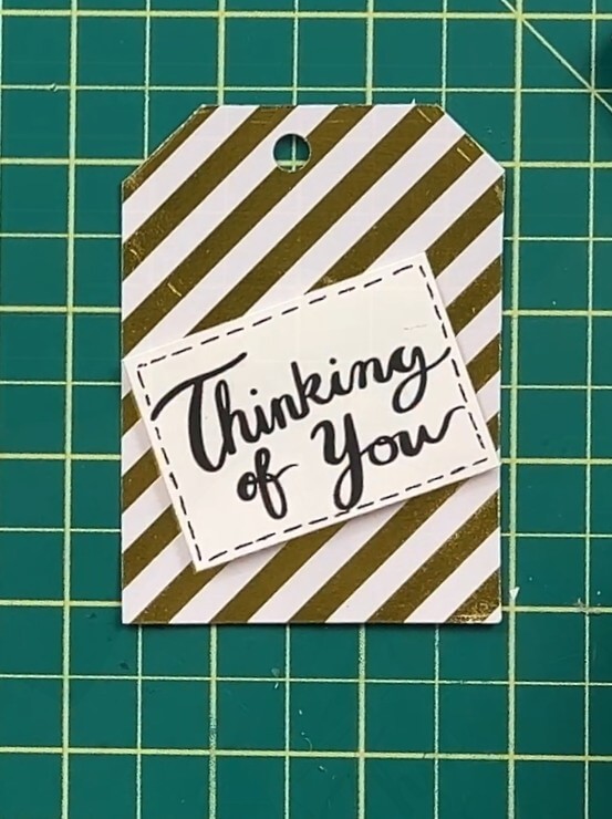 tag 3 - faux stitch