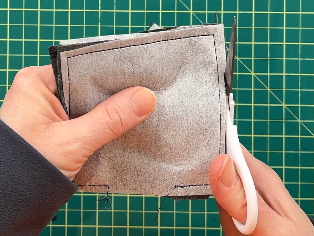 how to sew a corner bookmark