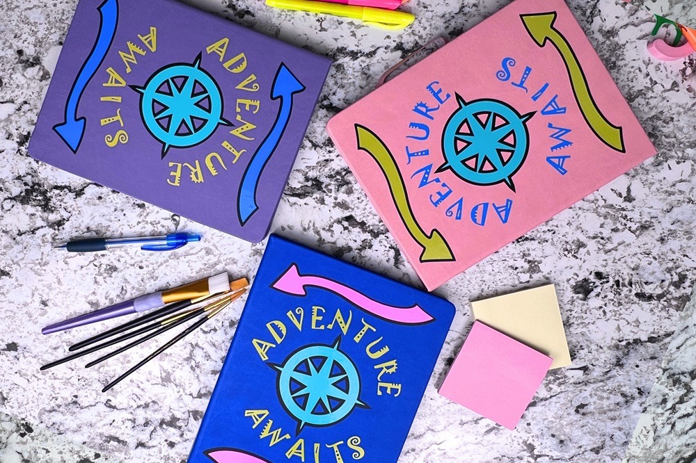 Adventure Awaits Notebook Design - Video, SVG and More - Image 2