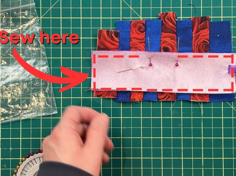 How to make fabric bookmarks