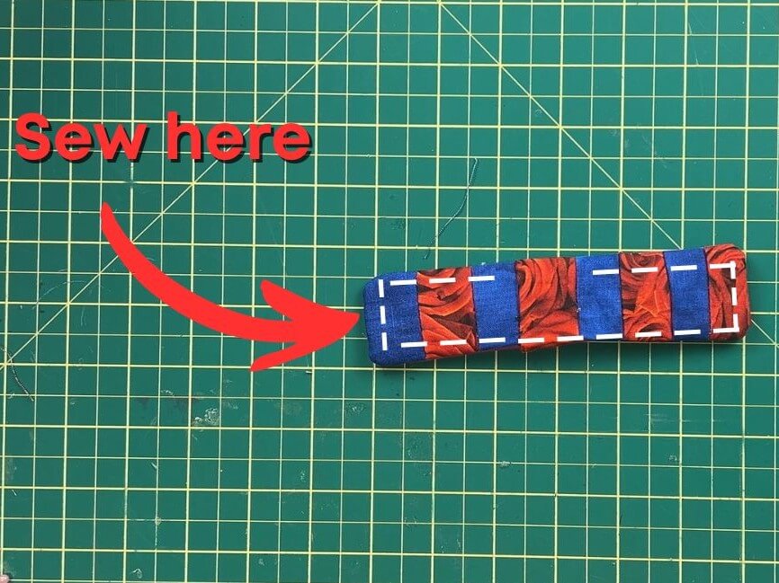 How to make fabric bookmarks