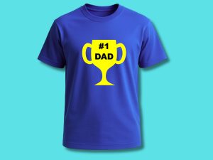 #1 Dad Trophy SVG