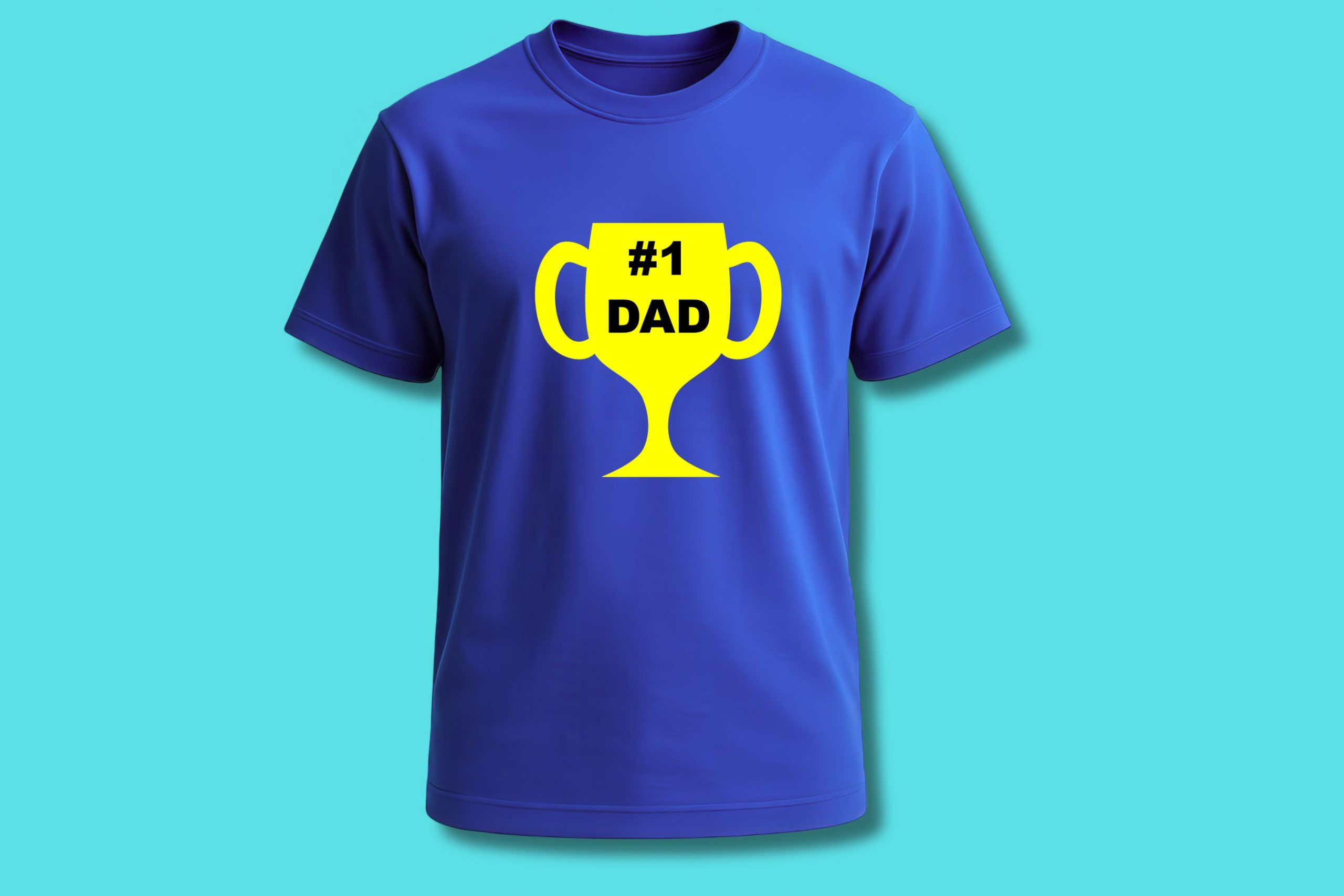 #1 Dad Trophy SVG