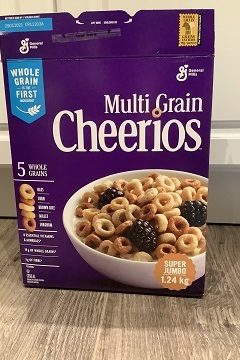 0 cereal box cereal box