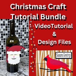 Santa Wine Sleeve & Cardinal