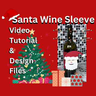 Santa Wine Sleeve