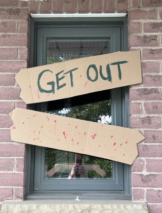 final window barricades front
