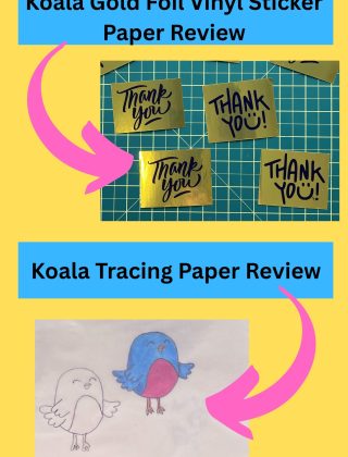 gold and transfer paper page