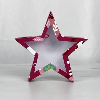 3d star paper peekaboo candy box